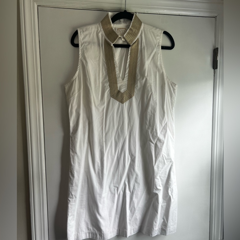 Sail to Sable White tunic dress SZ XL